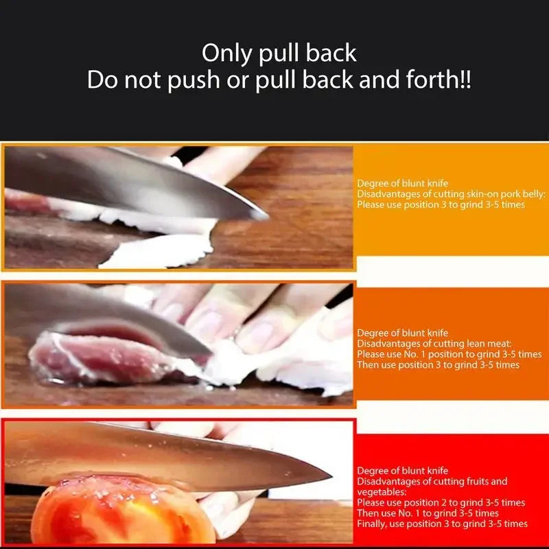 GTL Supply™ Kitchen 4 Segment Knife Sharpener Multifunctional